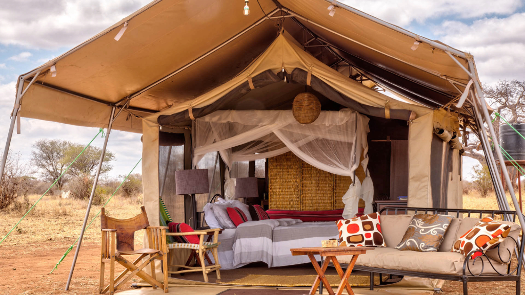 Tanzania safari tent